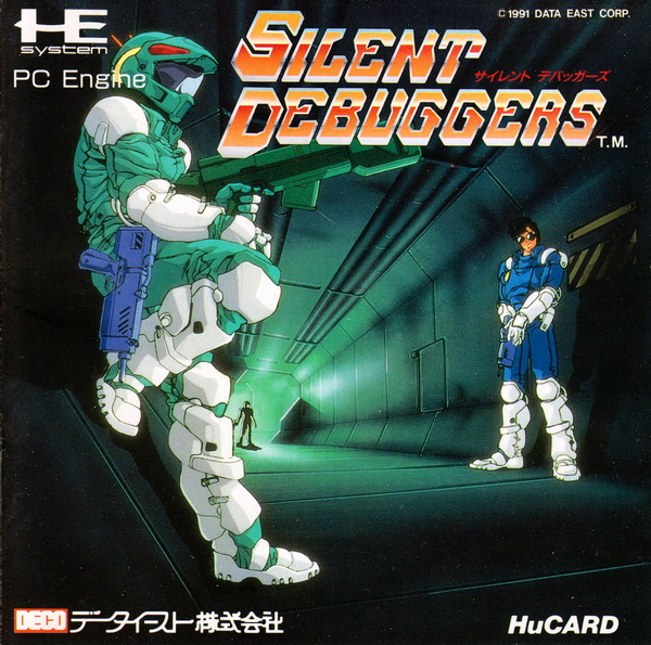 Silent Debuggers box art for TurboGrafx-16